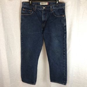 Levi’s 505 Regular Fit Blue Jeans 36x29